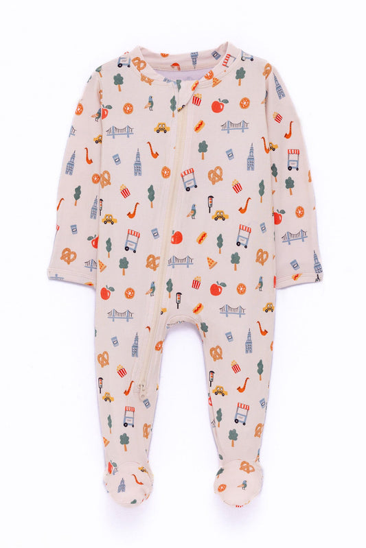 New York City - CloudBlend™ Footed Pajamas